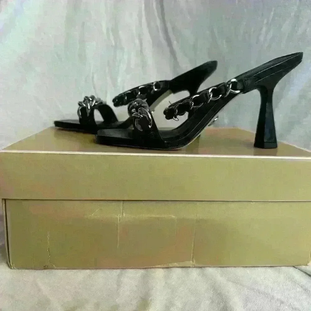 Brand New Michael Kors Black Heels size 6M